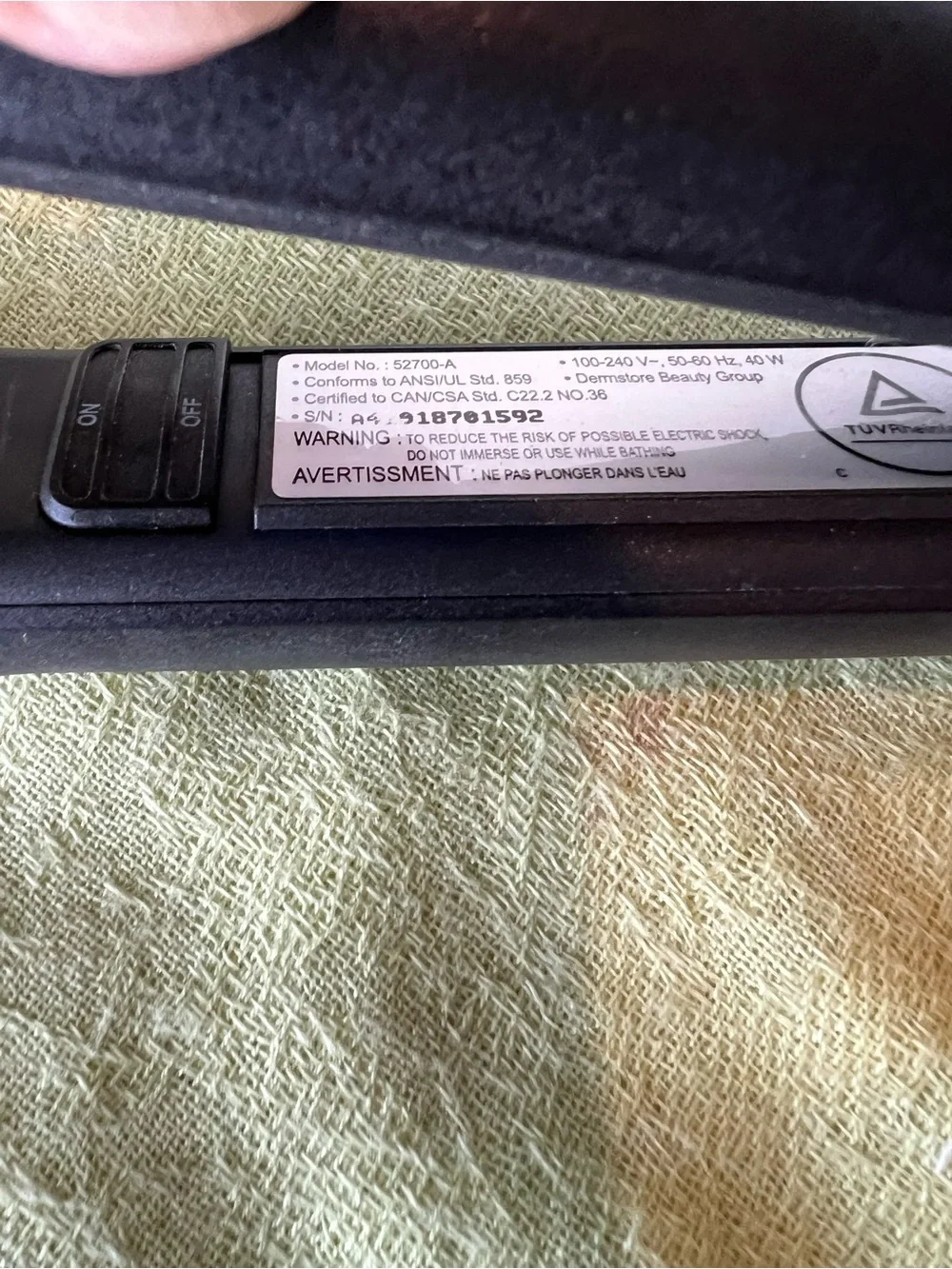 Harry Josh Pro Tools Black electric Flat Iron